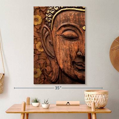 " Carved Buddha Face " Print
