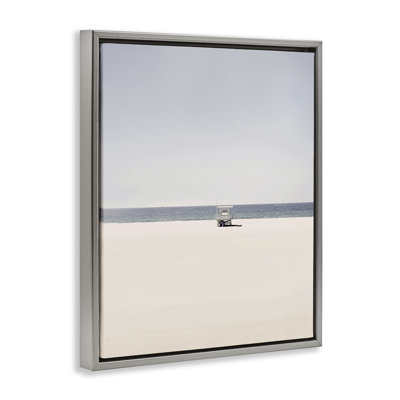 Distant California Beach Hut Floating Frame, design by Gemma Bardot