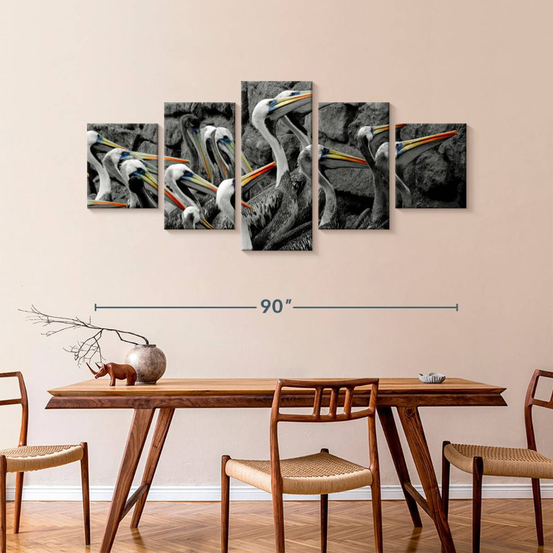 Pelican Pod Pop, 42" H x 92" W