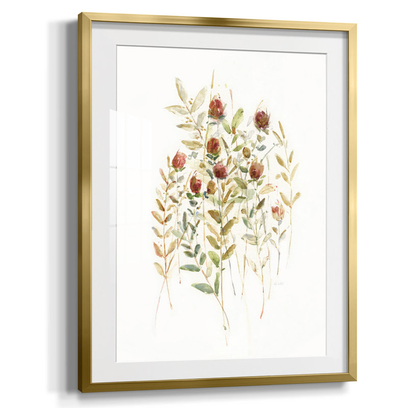 «Eggy II», reproduction encadrée, Papier avec cadre doré, Blanc
