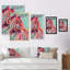Œil de tigre rose, coup de peinture - peinture-486154606-532440438-532440443