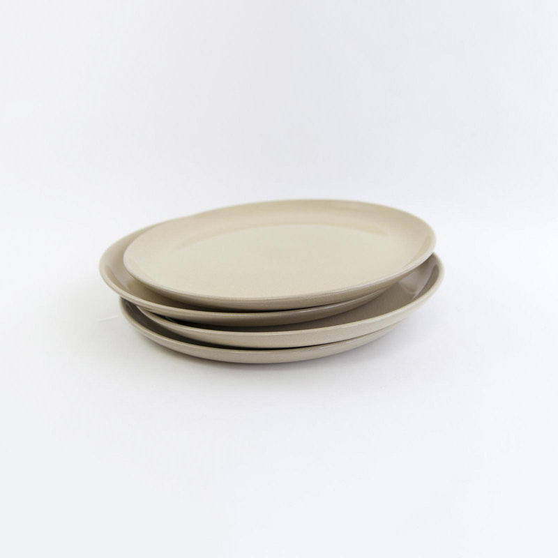 Assiette plate Borgen, Mousseline