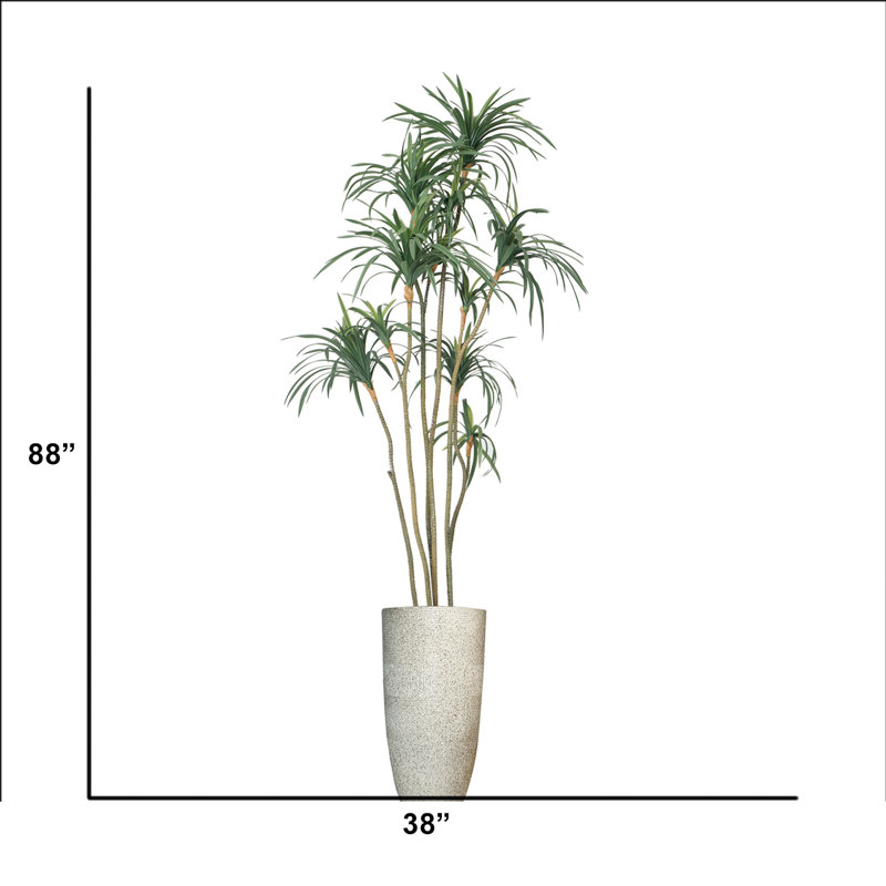 88'' Faux Pine Tree in Pot