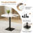 Round Sintered Stone Pedestal Dining Table
