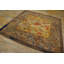 Tapis crocheté antique en laine multicolore