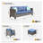 Allcot Wicker/Rattan 7 - Person Seating Group With Cushions-1491617231