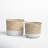 Seagrass Handmade Two Toned Decorative and Functional Storage Basket with Handles