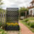 Raised Garden Planters, Galvanized Metal Trellis, Modern Patio Home