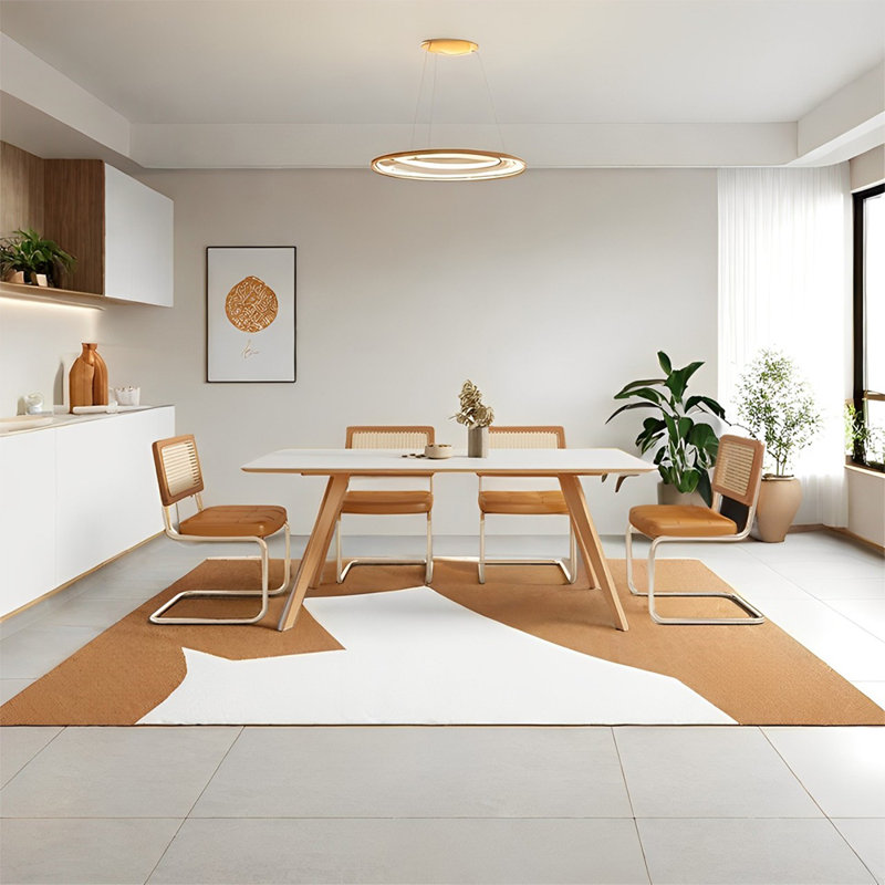 Ensemble de table de salle à manger rectangulaire, 29.52"H x 62.99"L x 31.49"W