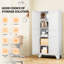 Armoire de rangement avec armoires de cuisine pour la maison Feets-Metal avec portes et tablettes ajustables-1575413206