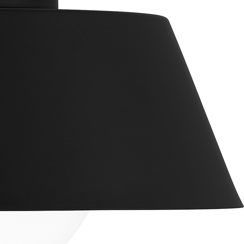 Plafonnier encastré noir mat 1 lumière Amarone