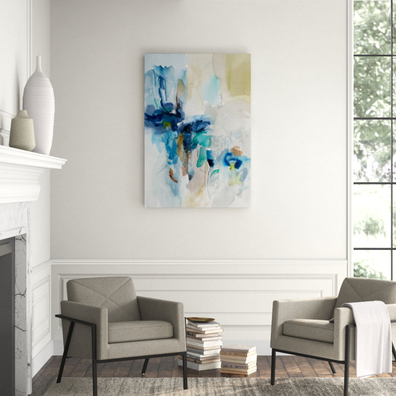 Spring Waltz I Painting by Jean Kenna, 68" H x 47" W x 1.5" D, Image Knife Gel
