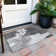 Machine Washable Indoor/Outdoor Christain ACN1334 Grey