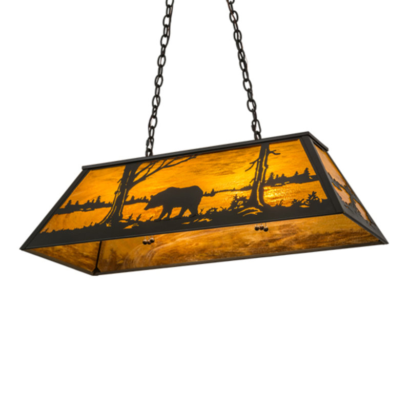 Bear At Lake 6 - Light Pendant