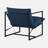 Reagle Modern Metal Framed Sling Accent Chair-82152824