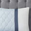 Édredon très grand 8, motif bleu, 2 taies décoratives, 1 coussin, literie lavable à la machine 8 pièces, courtepointe à motif, coussins décoratifs,-122450316-122450317