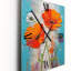 Horloge murale moderne "Coquelicots en fleurs"-99639158