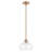 Aimantas 1 - Light Cool Brass Schoolhouse Pendant