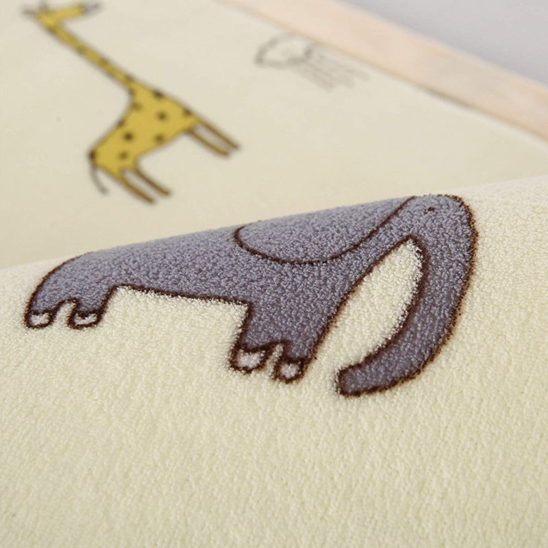 Lodd Rectangle Animal Print Plastic Rug
