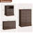 3 Pieces Bedroom Set Include 7 Drawer Dresser, 5 Drawer Chest and Two Nightstands-39874423