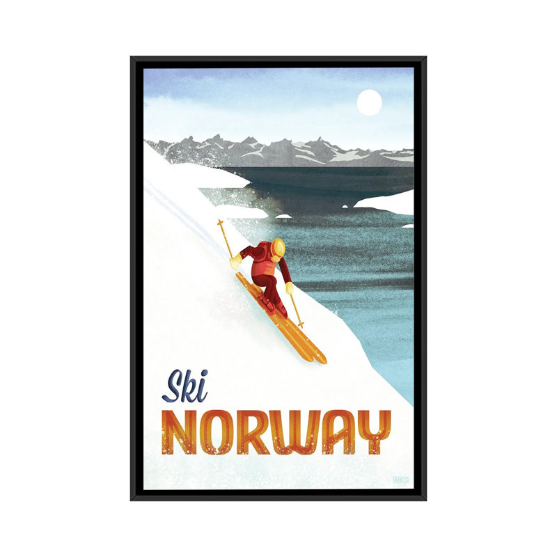 Norway-Skiing by Missy Ames - Print on Canvas