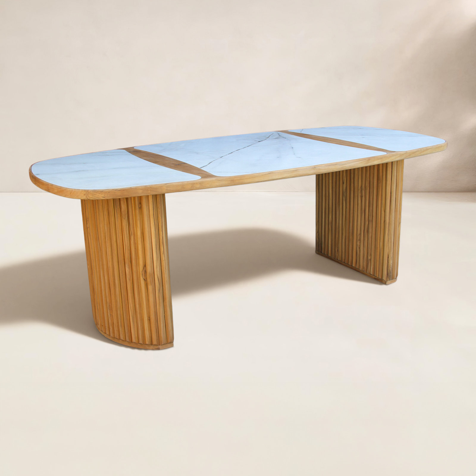 Estate 82" Patio Dining Table, White