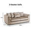 100% Crushed Velvet 3 Seater Sofa-1522252470
