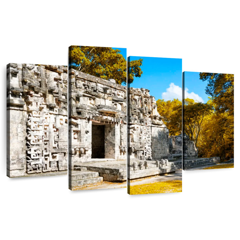 Vanna Hochob Mayan Pyramids, 27" H x 43" W
