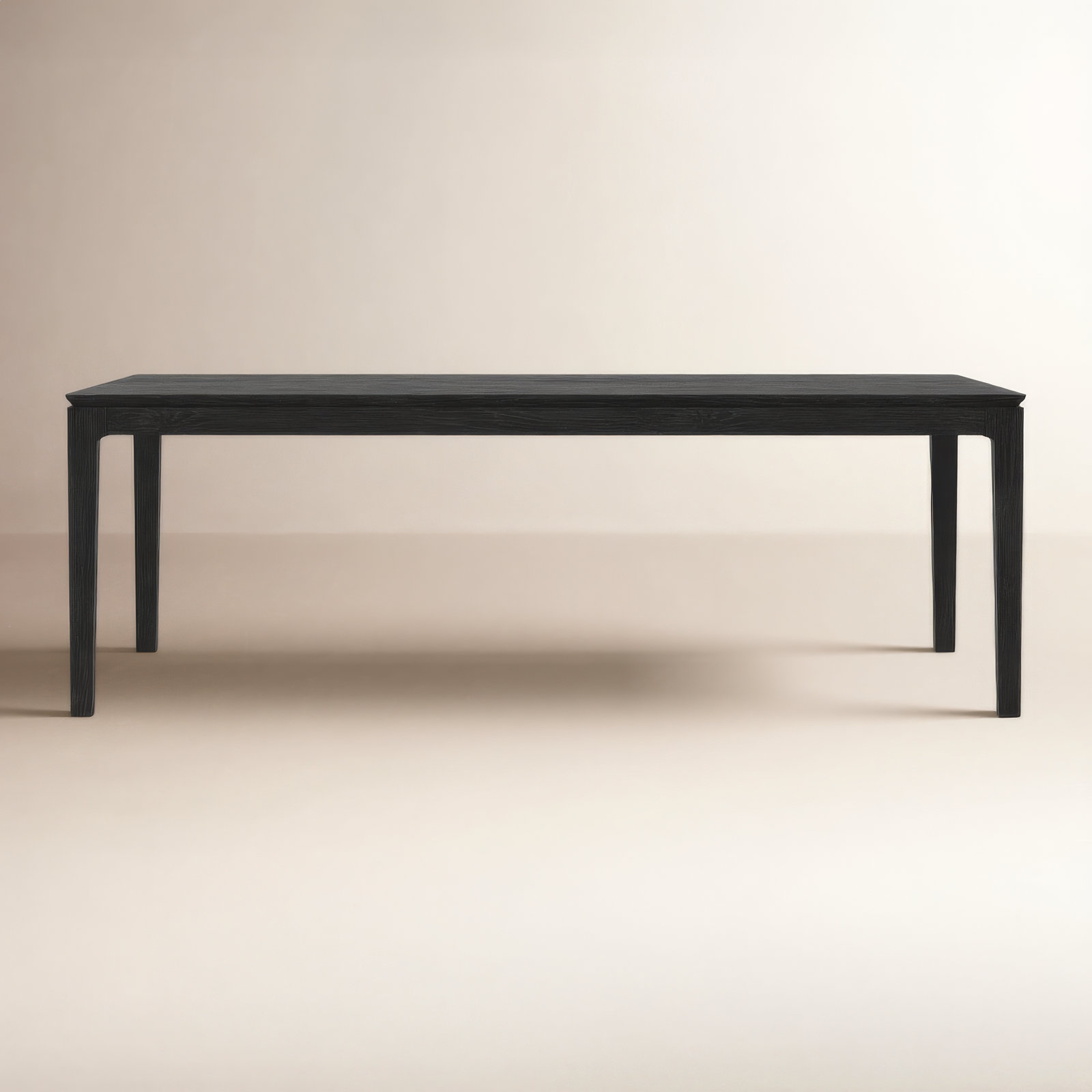 Rise 72" Extendable Dining Table, Black