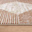 Beige Brown Geometric Stripe Area Rug-1905198086