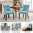 Berenis Tufted Linen Upholstered Elegant Dinning Chair-551275074-551275072