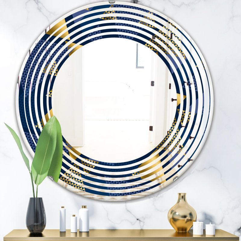 Miroir mural Wave, H 31,5 po x l po