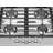 500 Series,24' Gas Cooktop,4 Burner,SS