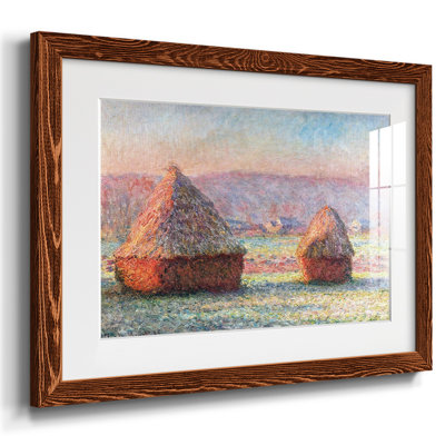 " Haystacks " Painting Print