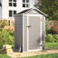 4X3FT Apex Roof Garden Shed