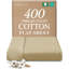 Drap en coton 400 fils - Drap rafraîchissant, respirant et doux-103254609-103254610