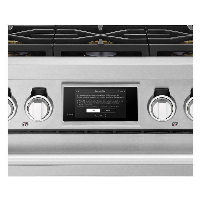 36-Inch Dual-Fuel Pro Range With Six Burners