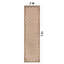 Tapis beige antidérapant à motif damier beige sable lavable à la machine-1643784580-1643784585
