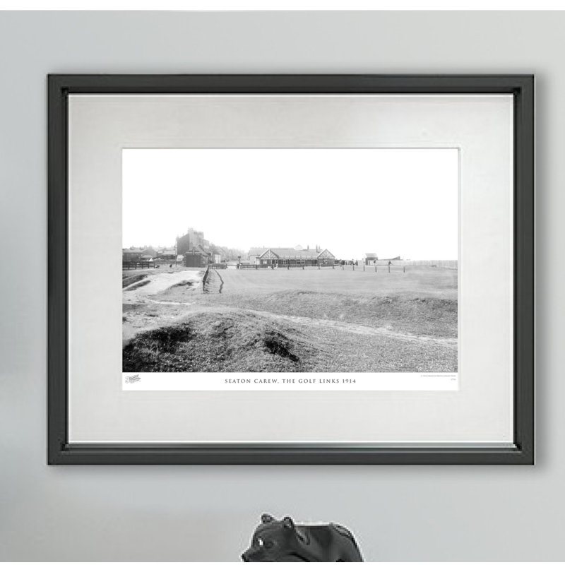Seaton Carew, The Golf Links 1914 - Single Picture Frame Print, 60cm H x 80cm W x 2.3cm D