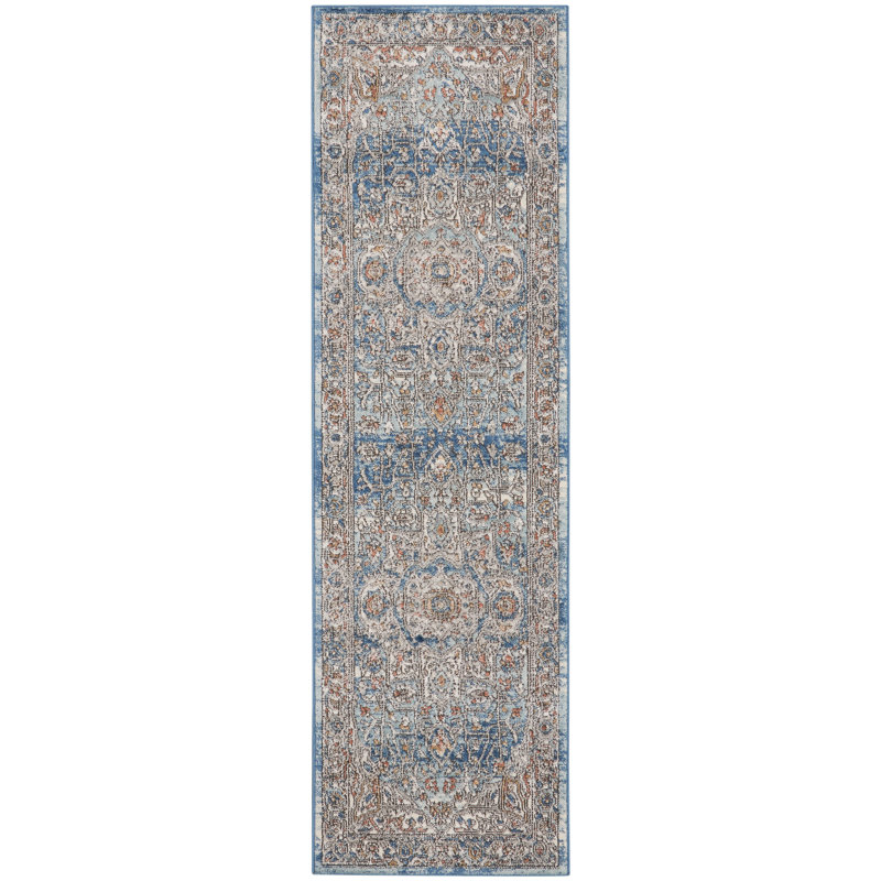 Oriental Indoor Rug, Runner 2'2" x 10'