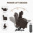 Genuine Leather Dual-Motor Power Lift Recliner With Massage And Heat-1781390278