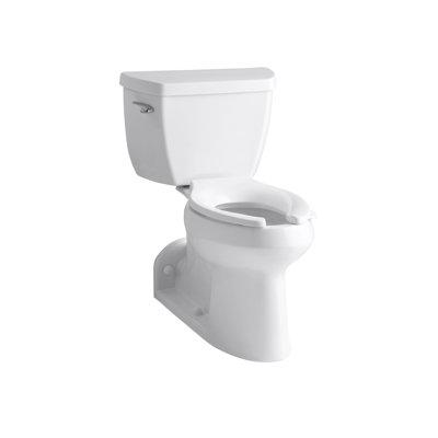 Barrington™ Comfort Height® Two-Piece Elongated 1.0 GPF Toilet with Pressure Lite® Flushing Technology, Left-Hand Trip Lever and Antimicrobial Finish, Less Seat