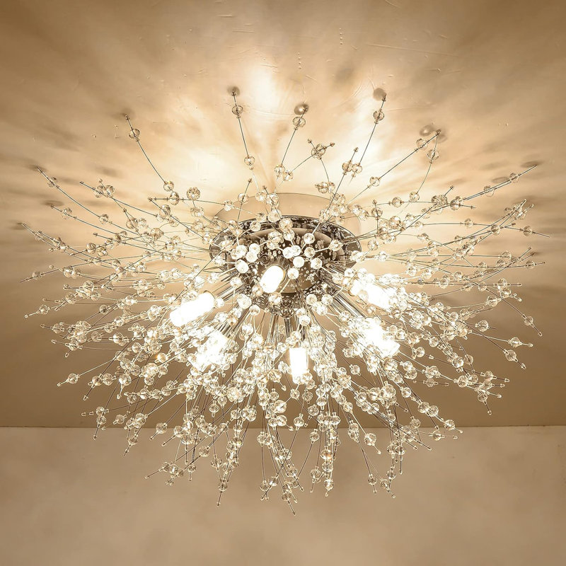 1 - Light Chandelier, Gold