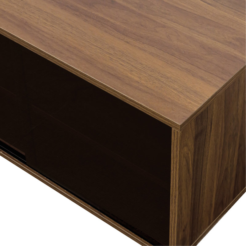 Stackable Mounted Storage Cabinet, Brown