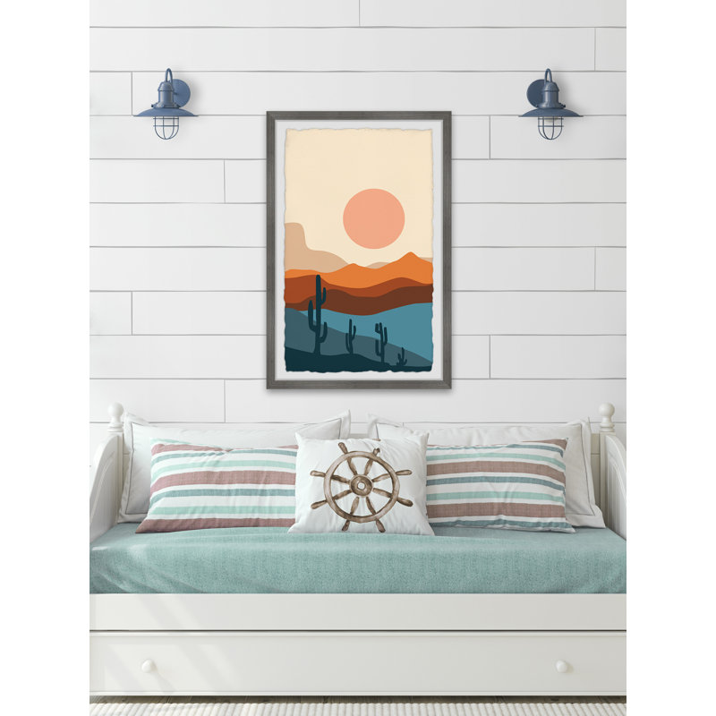 Oasis Valley - Single Picture Frame Painting, 30cm H x 20cm W