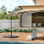 Arlo 3m Cantilever Parasol with LED Light-835371969