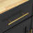K&K 59.3" Kitchen Island with Storage 2 Pull Out Cabinet Organizers & Rubber Wood Drop Leaf, Rolling Kitchen Island with Trash Can Storage, Power Outlet, Spice & Towel Rack for Kitchen, Dining, Black