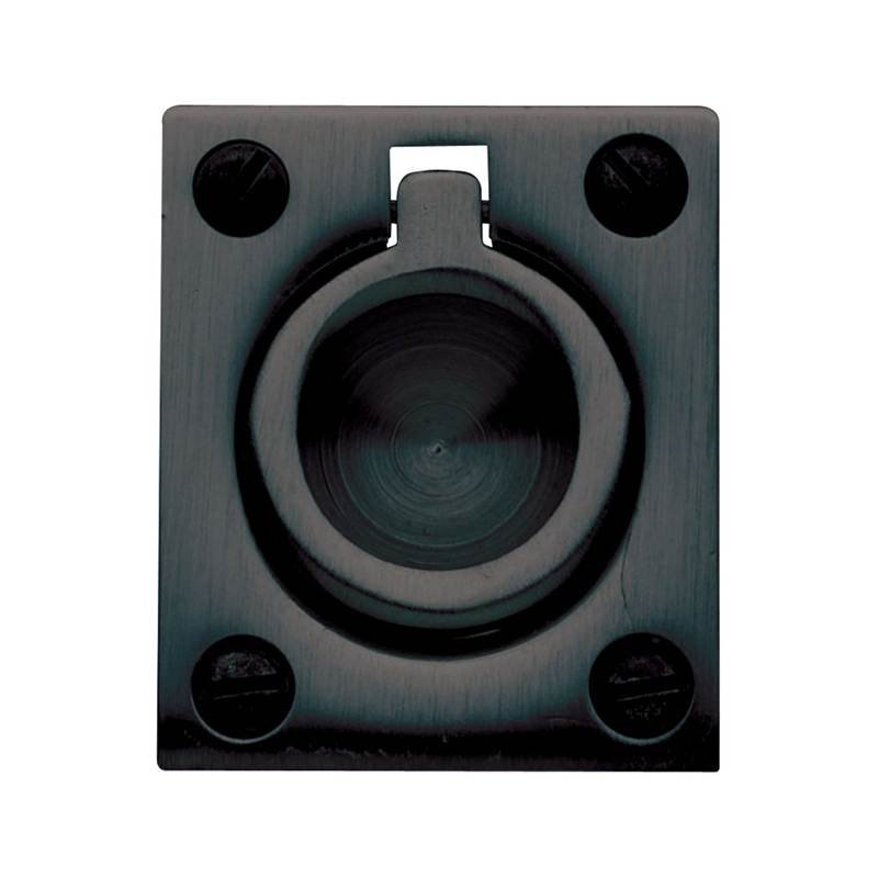 Flush Ring Pull, Satin Black