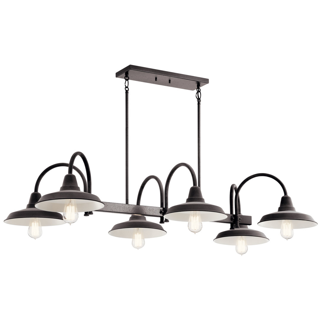 Marrus 6 - Light Modern Linear Chandelier Kichler Lighting