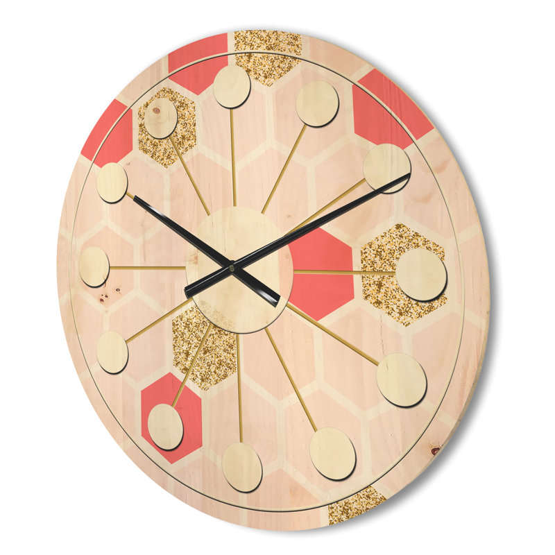 Horloge murale Mid-Century, Moyenne